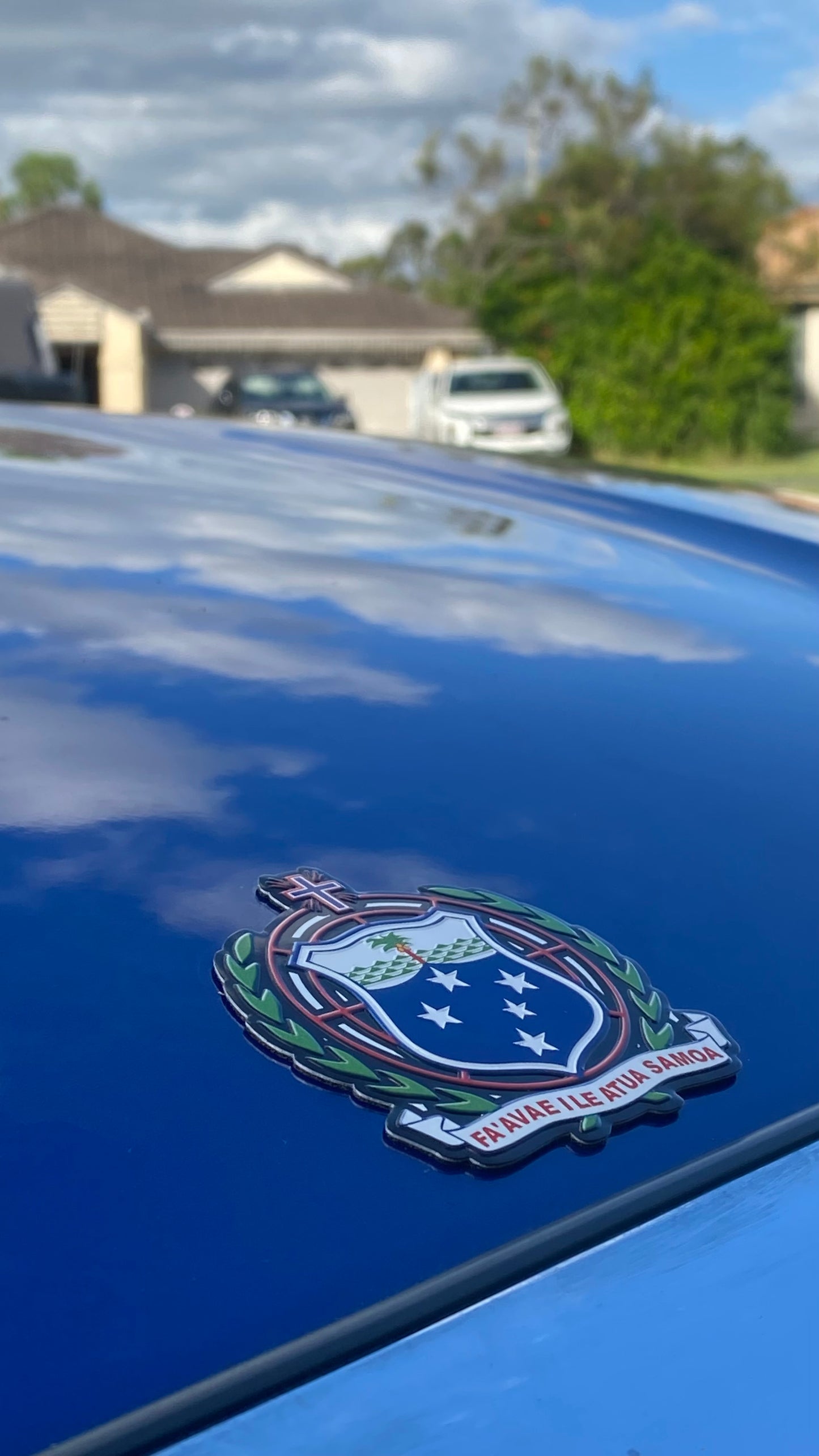 SAMOA - Coat of Arms Car Badge