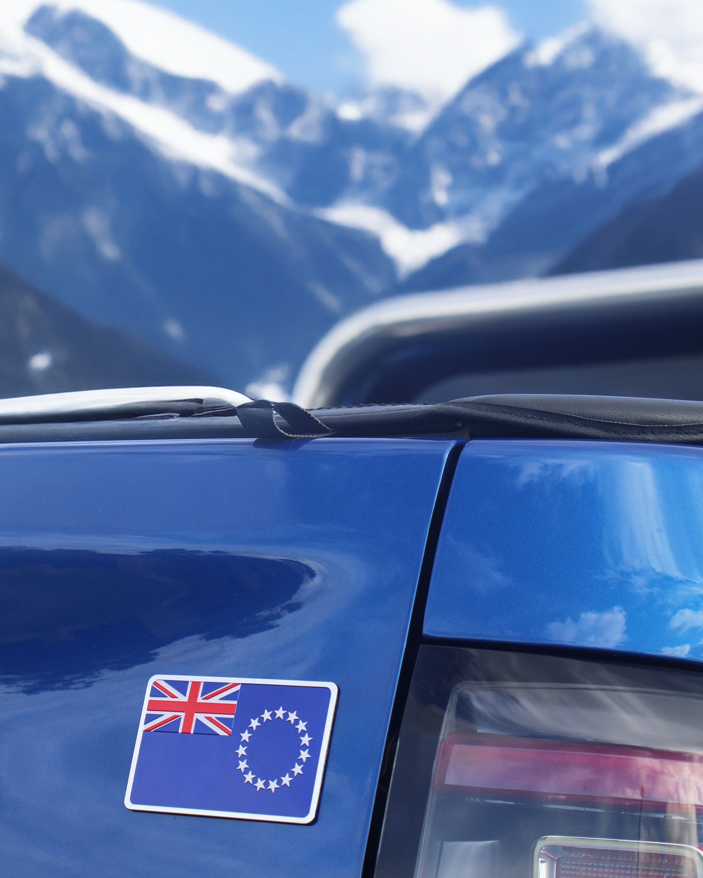 Cook Island Flag - Car Badge | 15 Stars 15 Islands