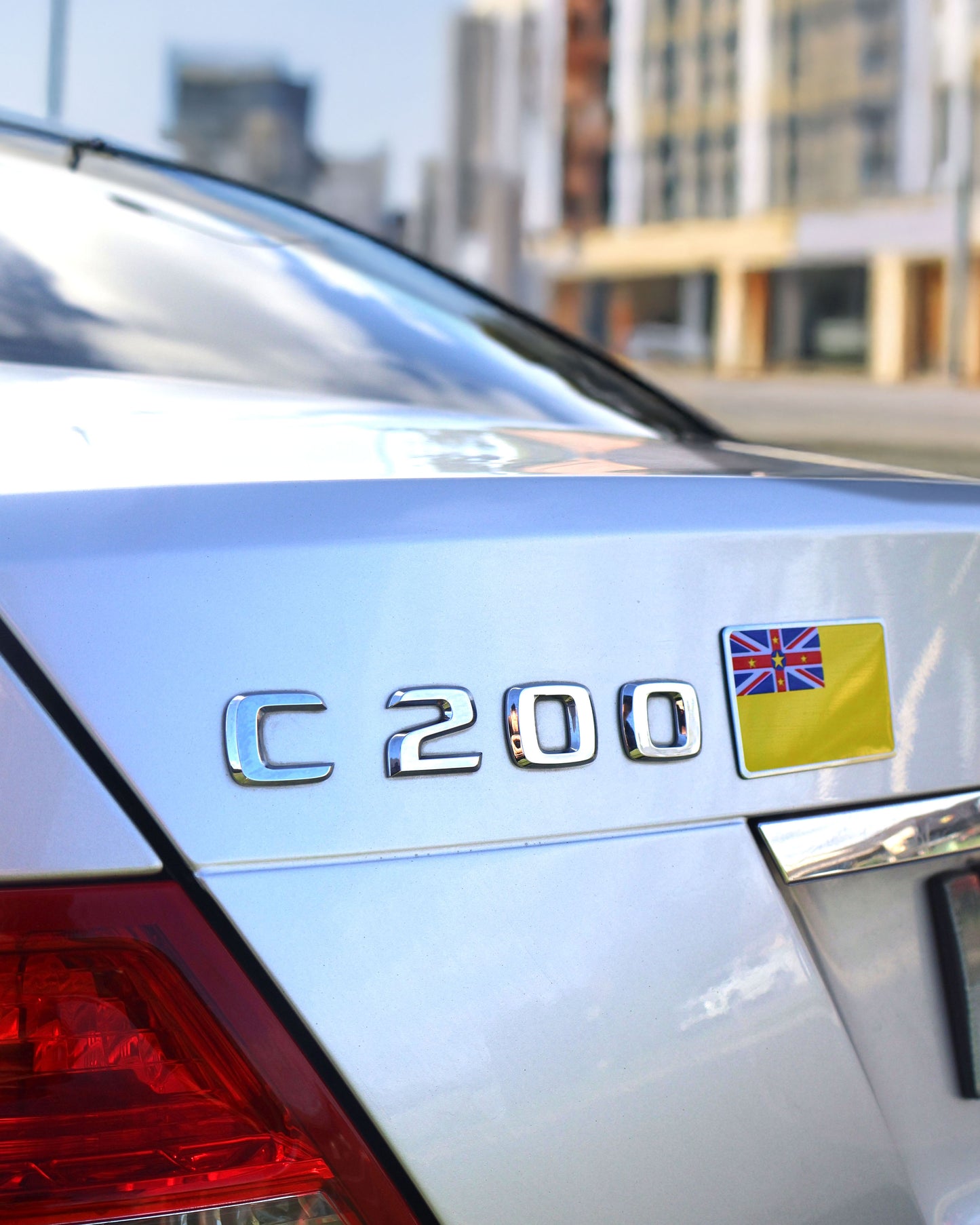 Niue Flag - Car Badge | Ko e Iki he Lagi