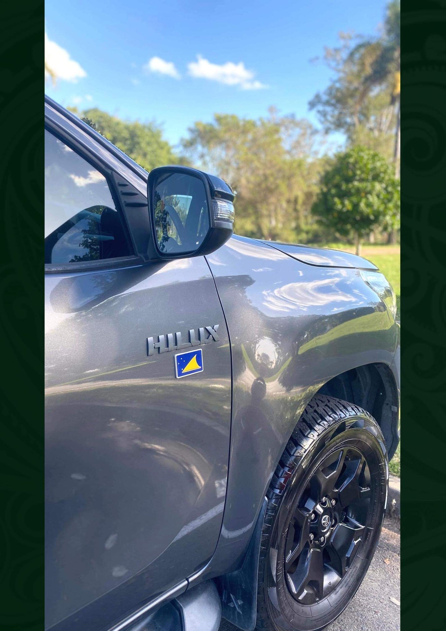 Tokelau Flag | Car Badge