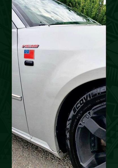 Sāmoan Flag - Car Badge | Fu‘a o Sāmoa